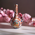 Imari Pfeifenvase – Eulenähnliche Miniaturvase, japanisches Porzellan, Meiji-Periode