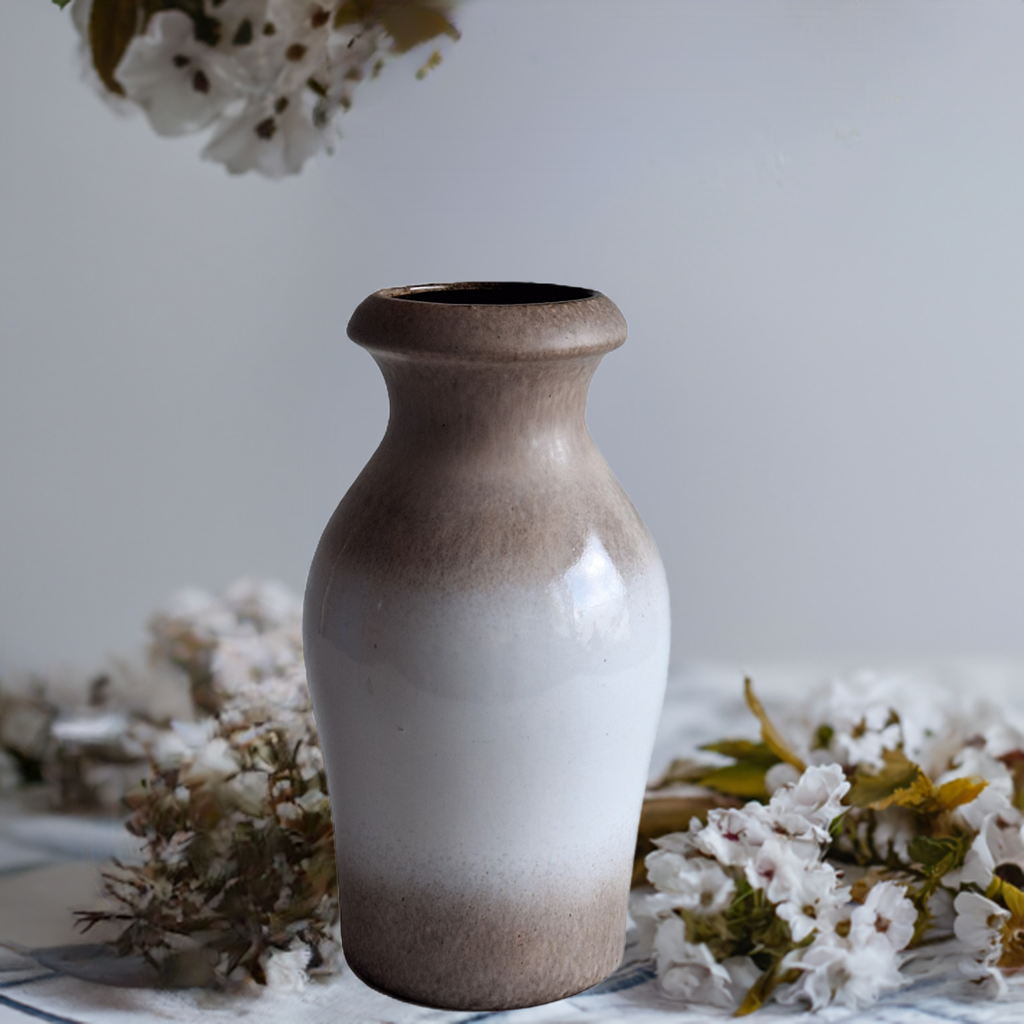 Scheurich Keramik Vase | West-Deutschland | Modell 208-21 | Farbverlauf | 60er Jahre