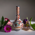 Imari Pfeifenvase – Eulenähnliche Miniaturvase, Japanisches Porzellan, Meiji-Zeit