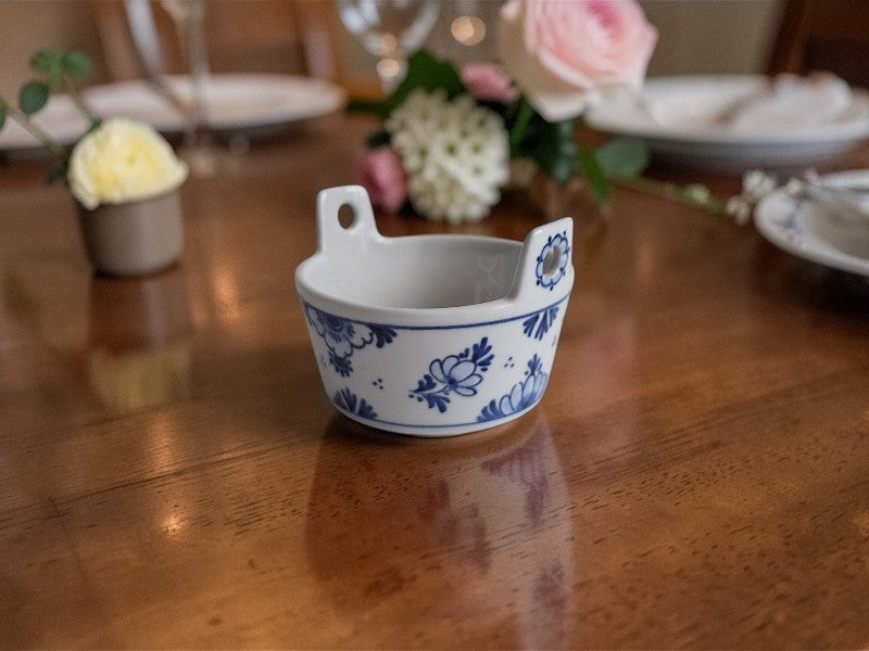 Royal Delft Delfts Blau Geschirr | Butterdose | Meistermaler JvS Stiphout 2002