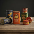 Driessen Kakao Dose — Jugendstil Orange Blechdose Rotterdam