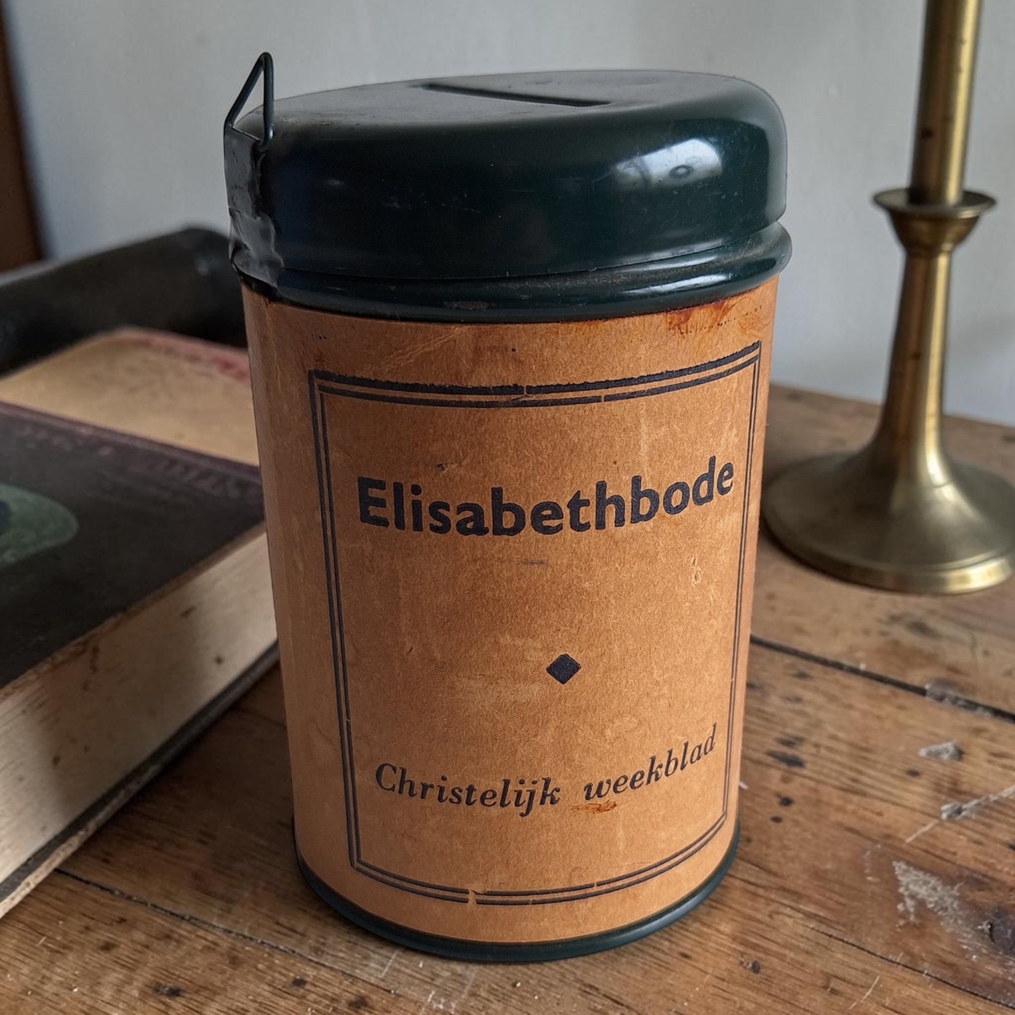 Metall-Sammelbüchse Elisabethbode — Christliches Wochenblatt Fundraising