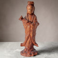 Holzstatuette Guanyin – Göttin der Gnade, China / Japan (Kannon)