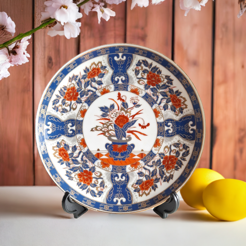 Japanische Gold-Imari-Schale – Arita-Porzellan, Ø 16 cm