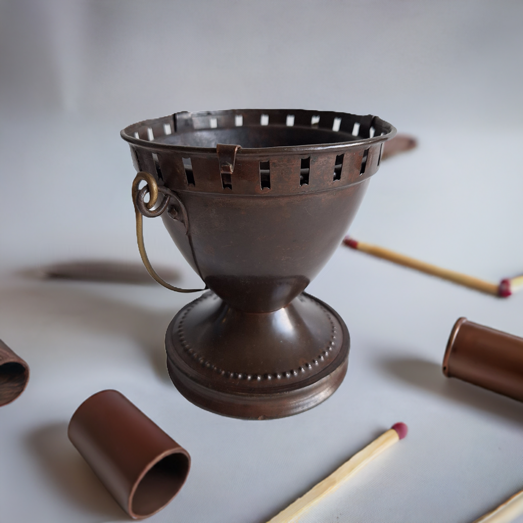 Antike Pfeife aus Rotkupfer