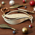 Gilt Brooch Andreas Daub — Signed Amerikaner A*D, 1950s/1960s
