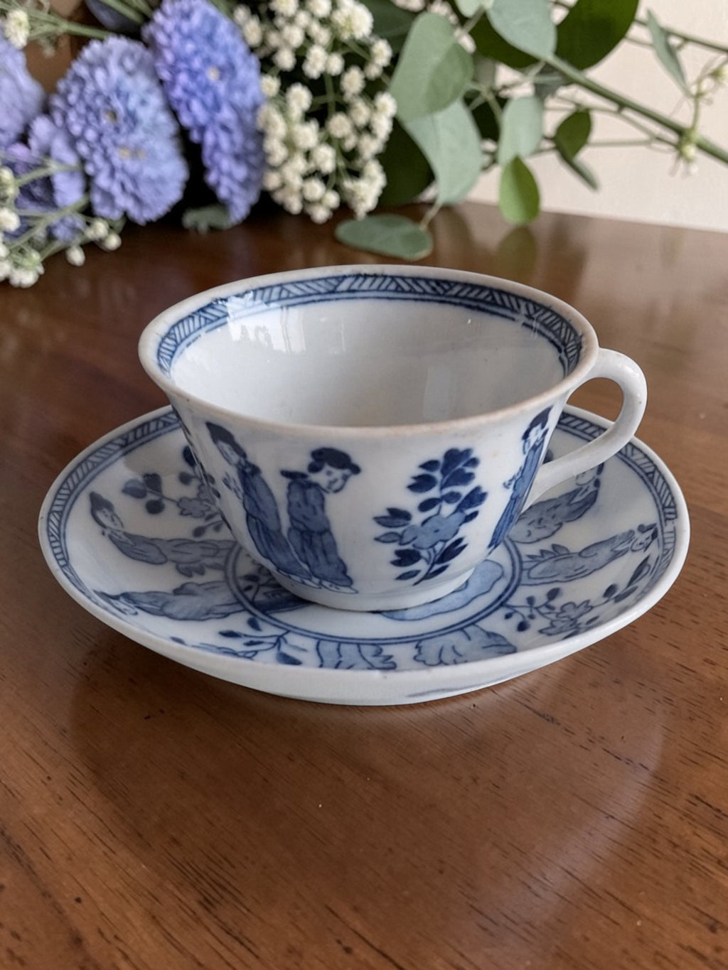 Mosa Lange Lijs Tasse und Untertasse | Maastricht Porzellan | Sammlerstück