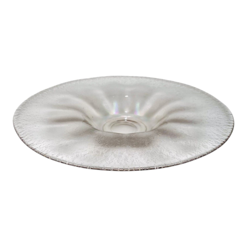 Kristallene Tincraquelé-Schale Ø 40,4 cm — W.J. Rozendaal, Kristalunie Maastricht