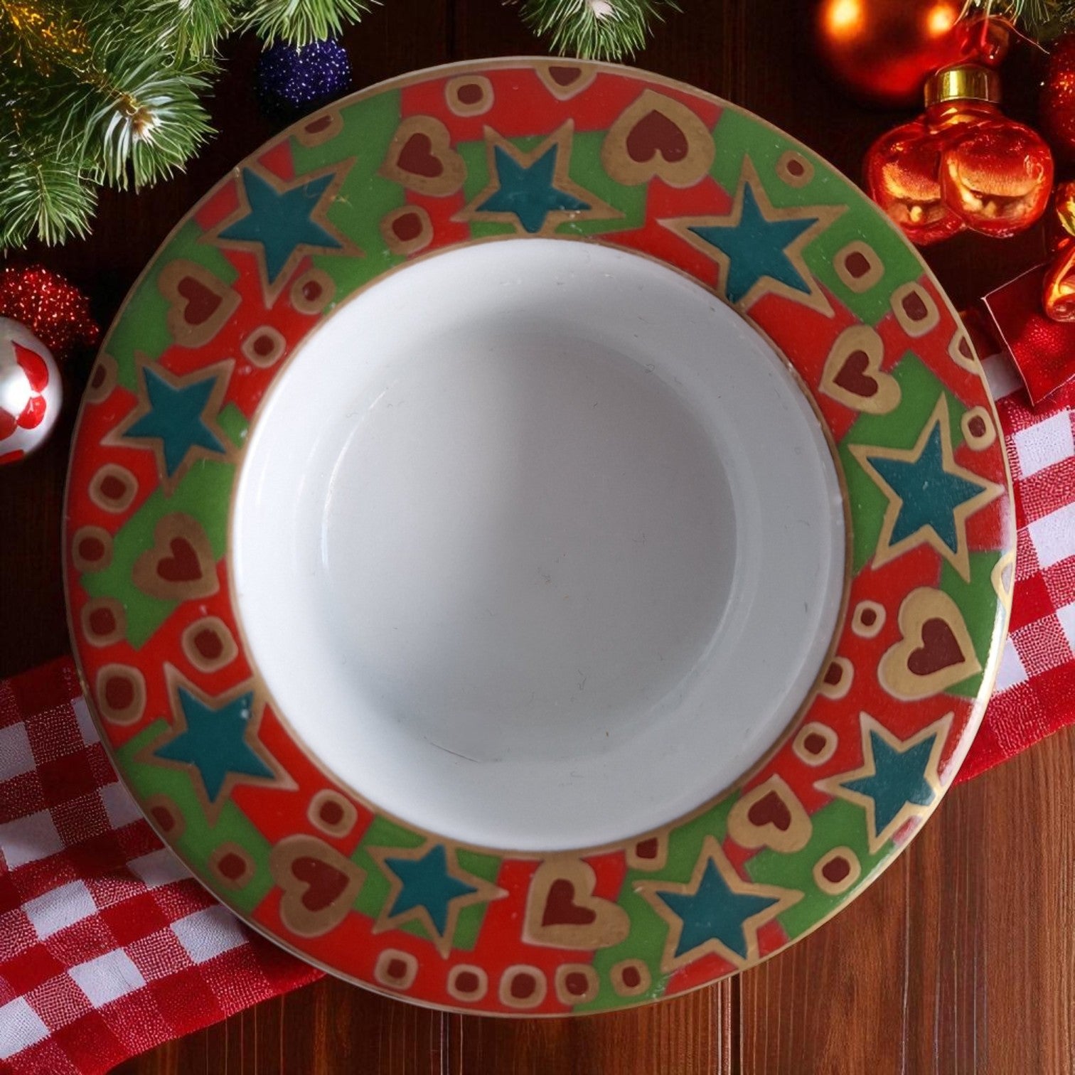 Weihnachtskerzenhalter Happy Light Winterzauber | Originalverpackung | Keramik