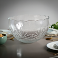 Lead Crystal Bowl Ø 22.5 cm | 1960s | Clear Cut Crystal
