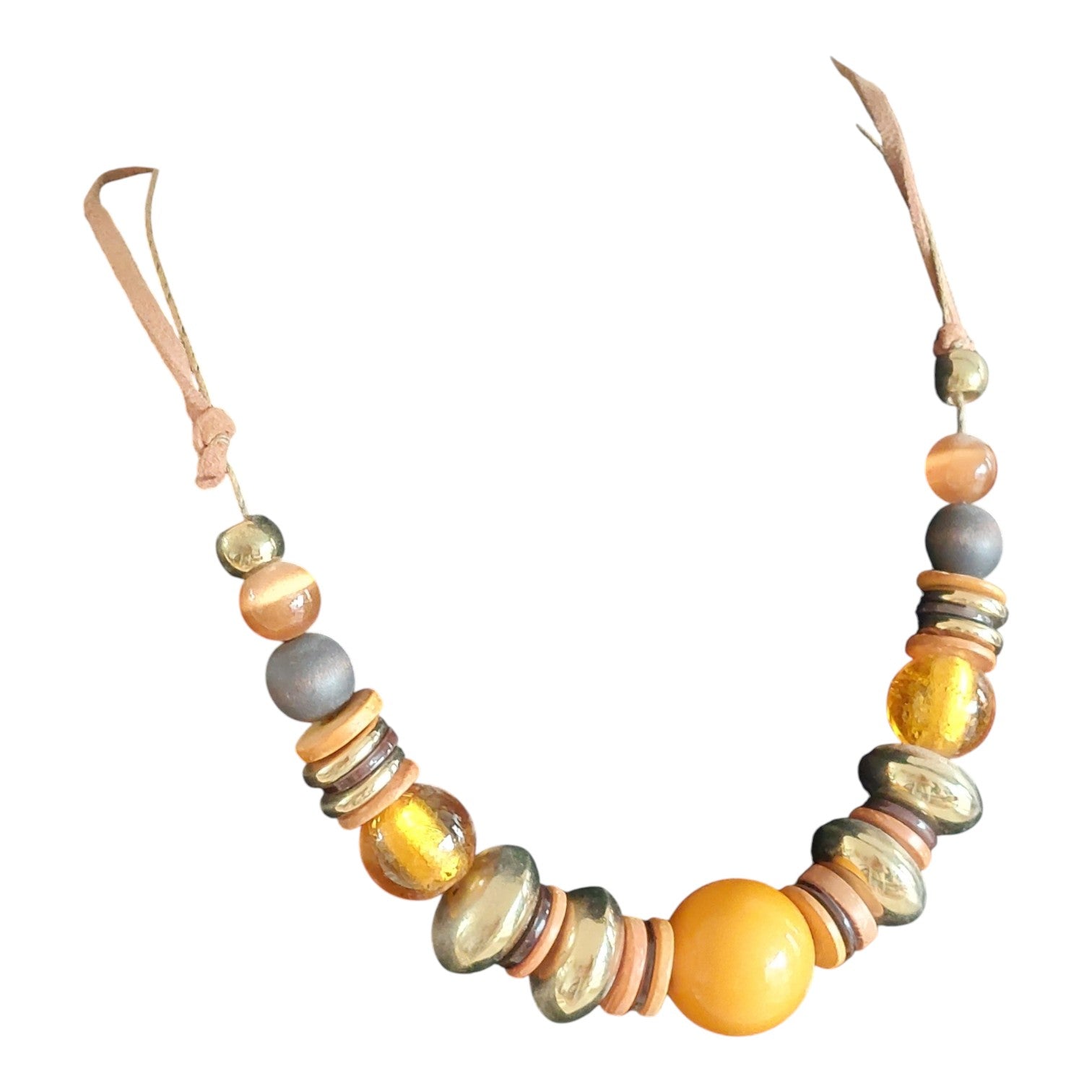 Handmade beaded necklace