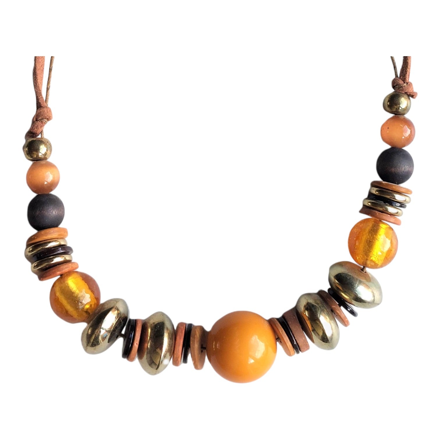 Handmade beaded necklace