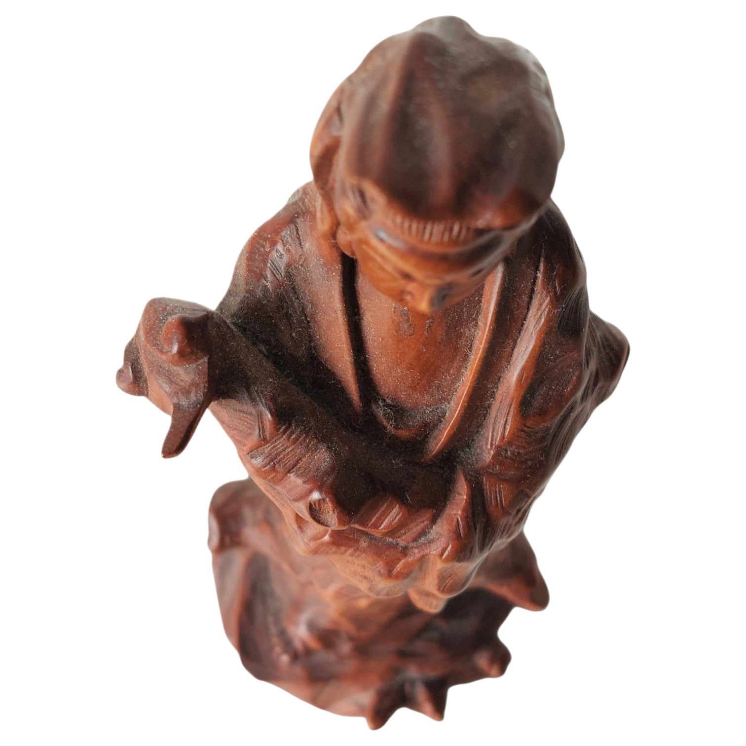 Holzstatuette Guanyin – Göttin der Gnade, China / Japan (Kannon)