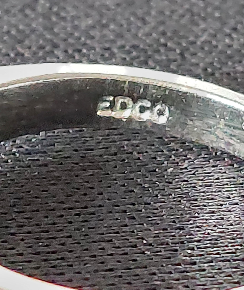 Vintage EDCO versilberter Diamant- und Strass-Damenring