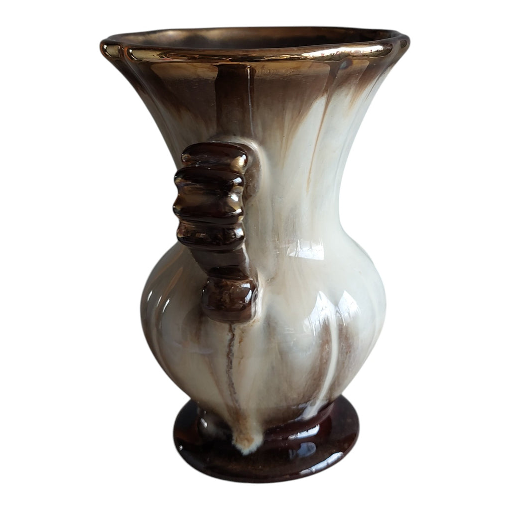 West-Germany Keramik Vase mit Ohren 529/15 – Vintage 60er Jahre