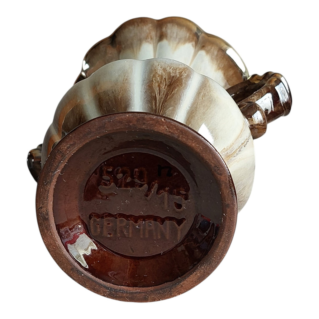 West-Germany Keramik Vase mit Ohren 529/15 – Vintage 60er Jahre