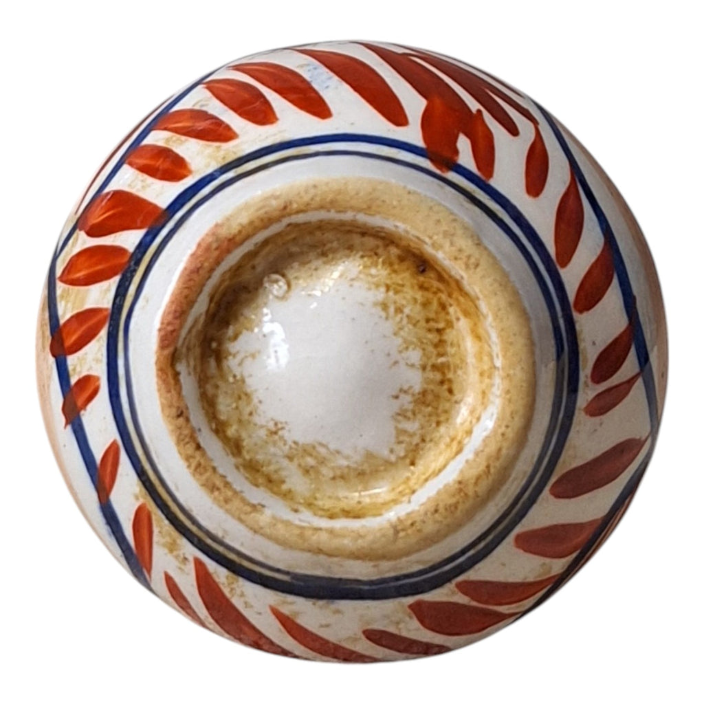 Imari Röhrenvase – Zwiebelförmige Miniaturvase, japanisches Porzellan, Meiji-Periode