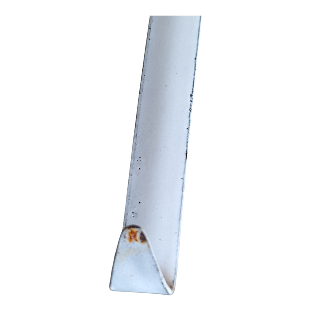 Vintage white enameled skimmer