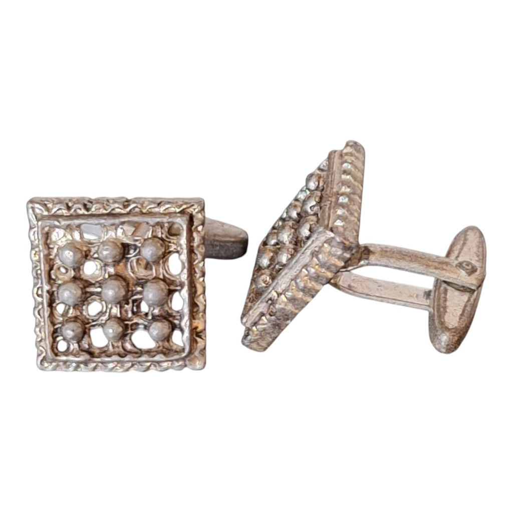 Gilt Leaf Clip-On Earrings with Pearl — Kordes & Lichtenfels, 1950s/60s