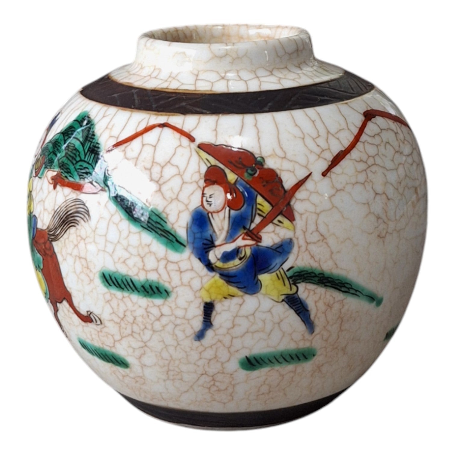 Nanking Ingwertopf mit Marke – Chinesisches Porzellan, 1920–1950