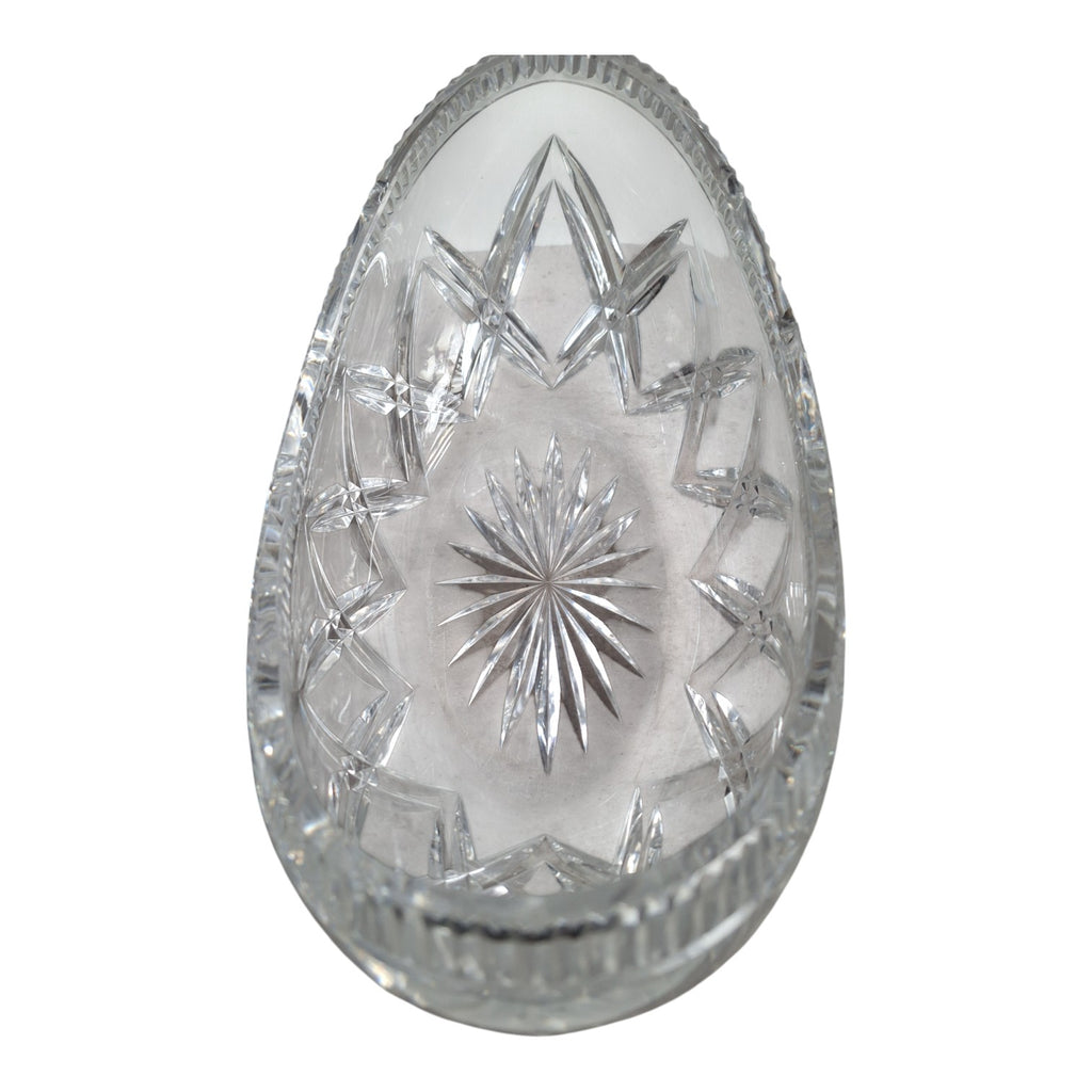 Lead Crystal Boat Bowl | Jardinière | L. 37 cm | 1960s