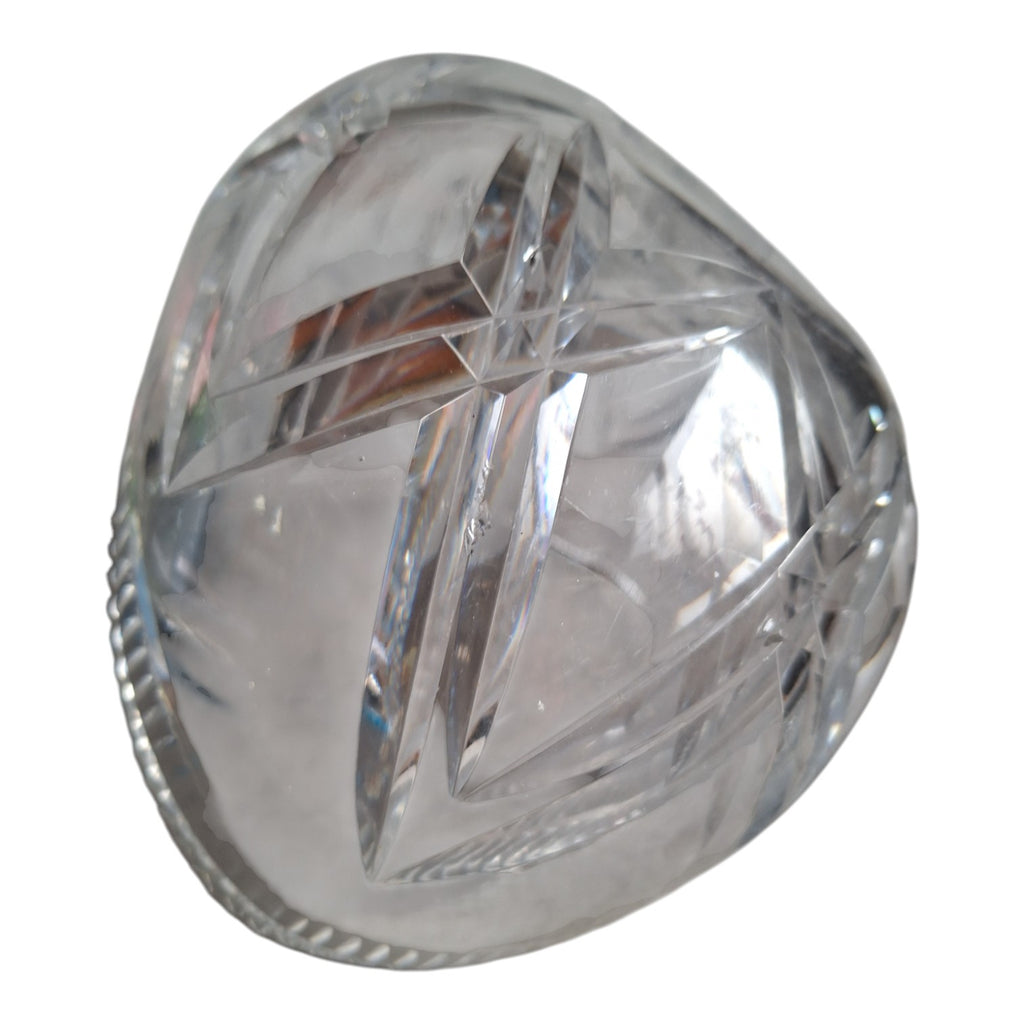 Lead Crystal Boat Bowl | Jardinière | L. 37 cm | 1960s