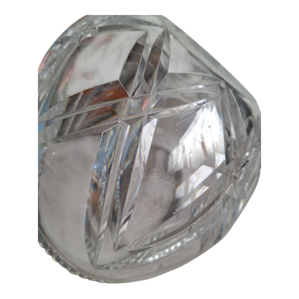 Lead Crystal Boat Bowl | Jardinière | L. 37 cm | 1960s