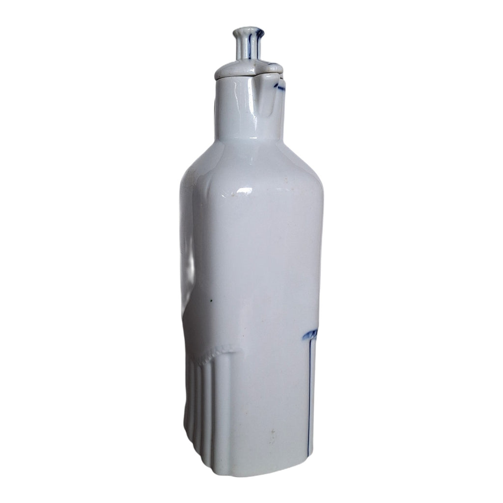Delft Blau Ölflasche | Mühlenmotiv | Gemarkt Nr. 2805 | 22,5 cm