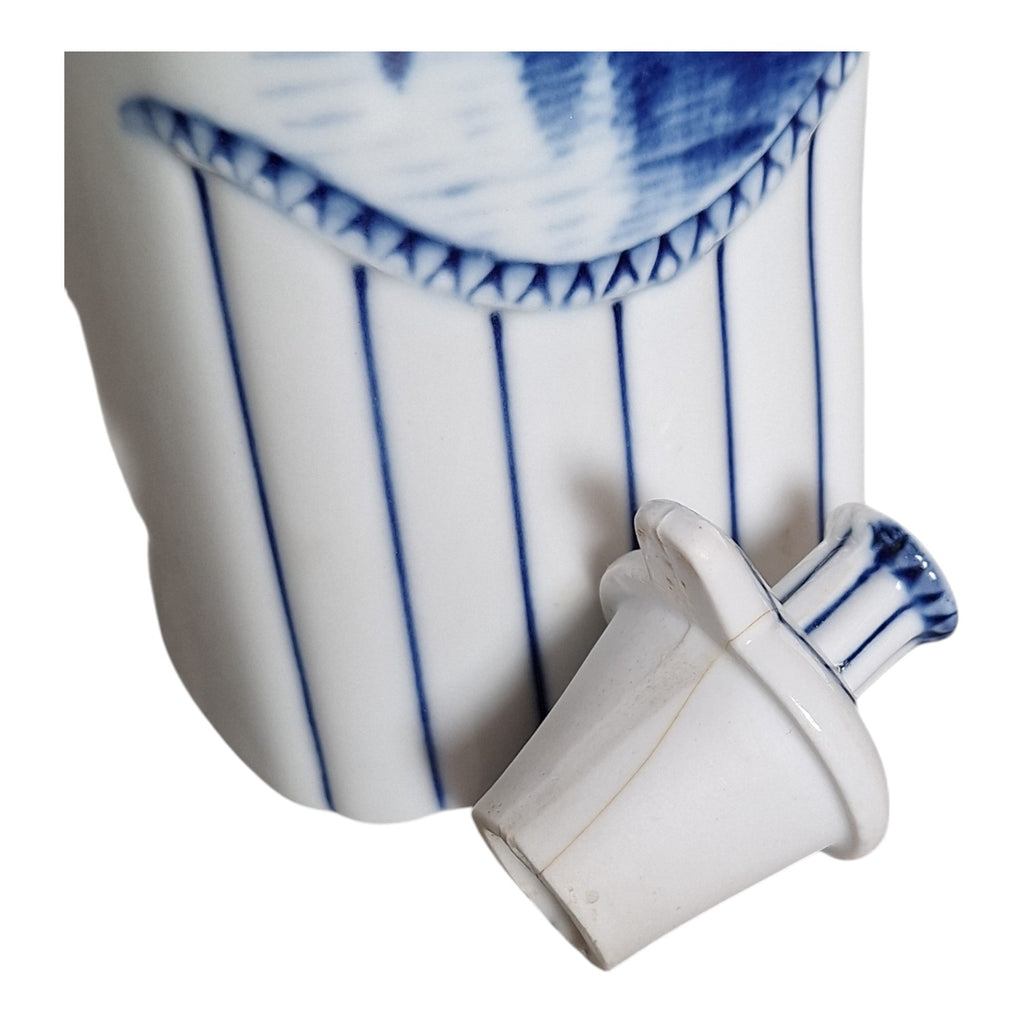 Delft Blau Ölflasche | Mühlenmotiv | Gemarkt Nr. 2805 | 22,5 cm