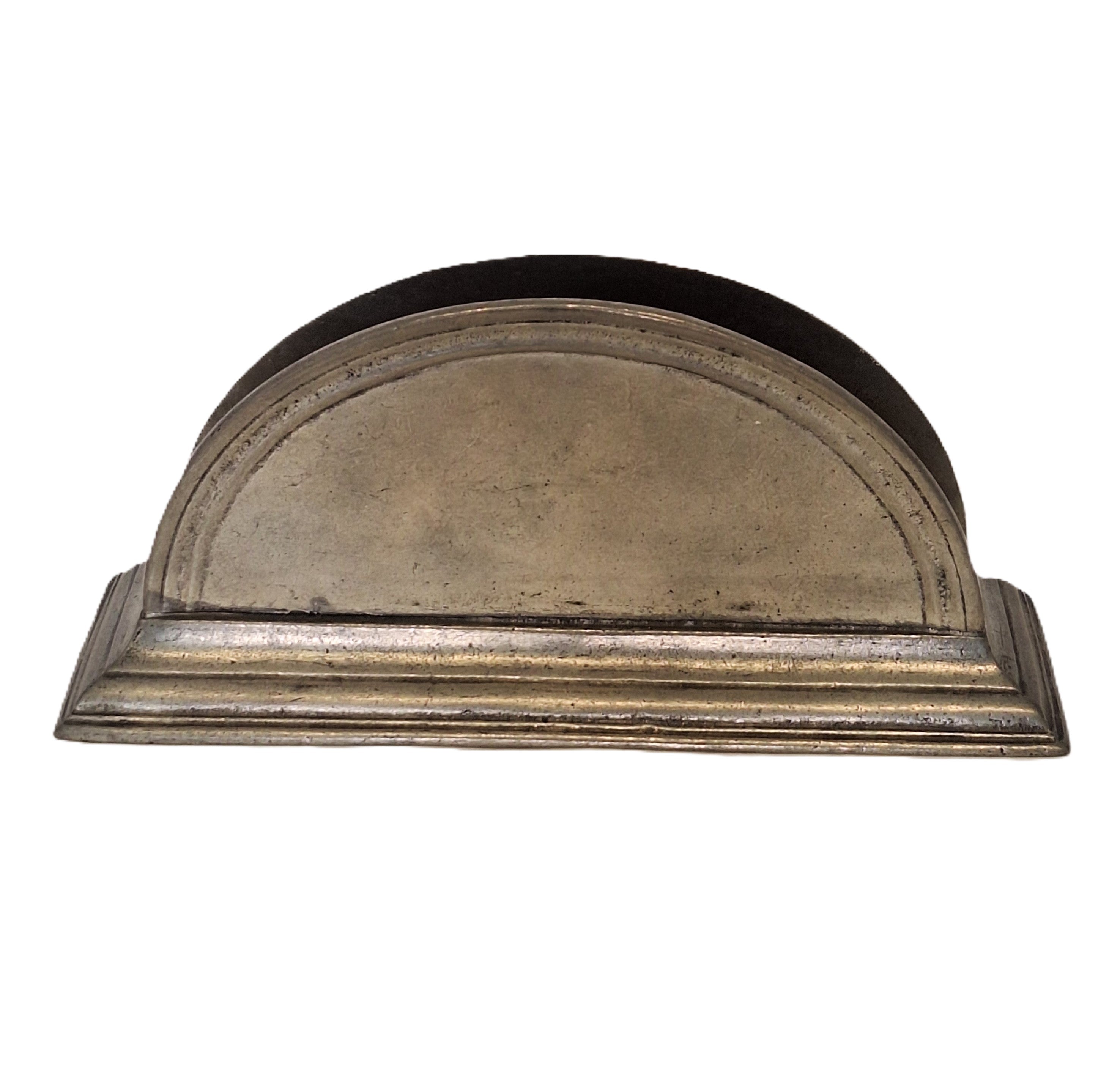 Art Deco Zinn-Servietten- und Briefständer von Marinoni