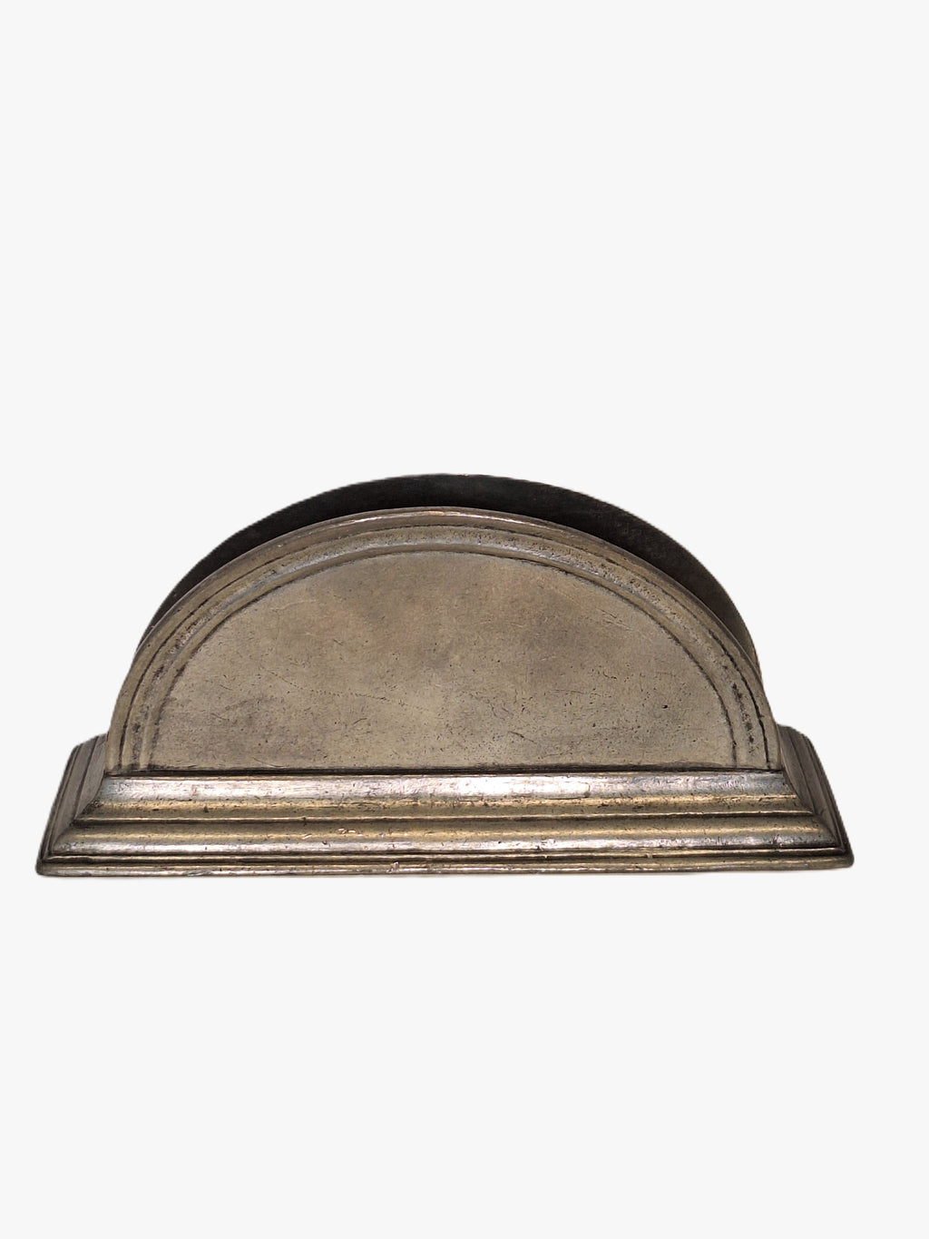 Art Deco Zinn-Servietten- und Briefständer von Marinoni