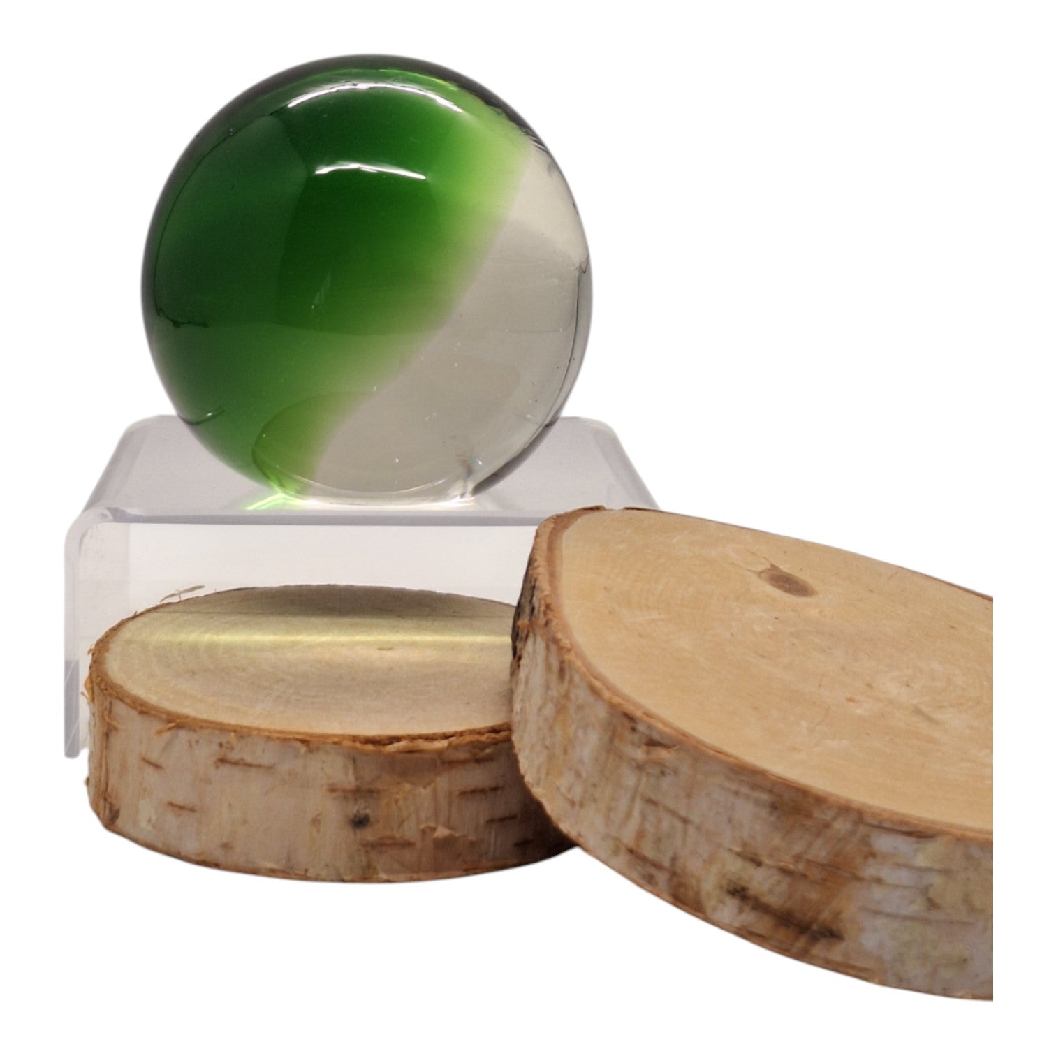 Kristallkugel | Briefbeschwerer | Ø 6,5 cm | Klares Glas