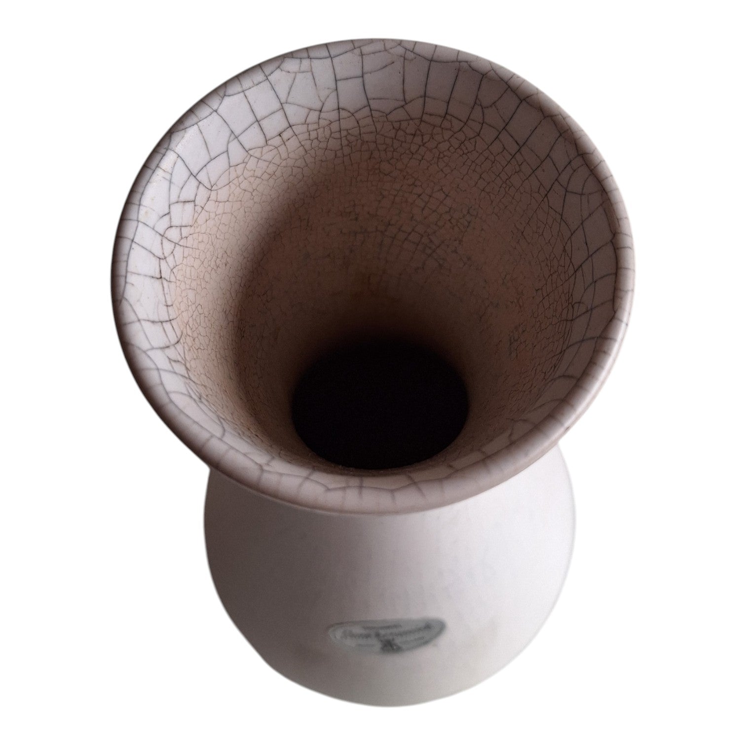 Flora Keramiek Gouda Vase | Craquelé | Nr. 651 | Original-Aufkleber | 22 cm