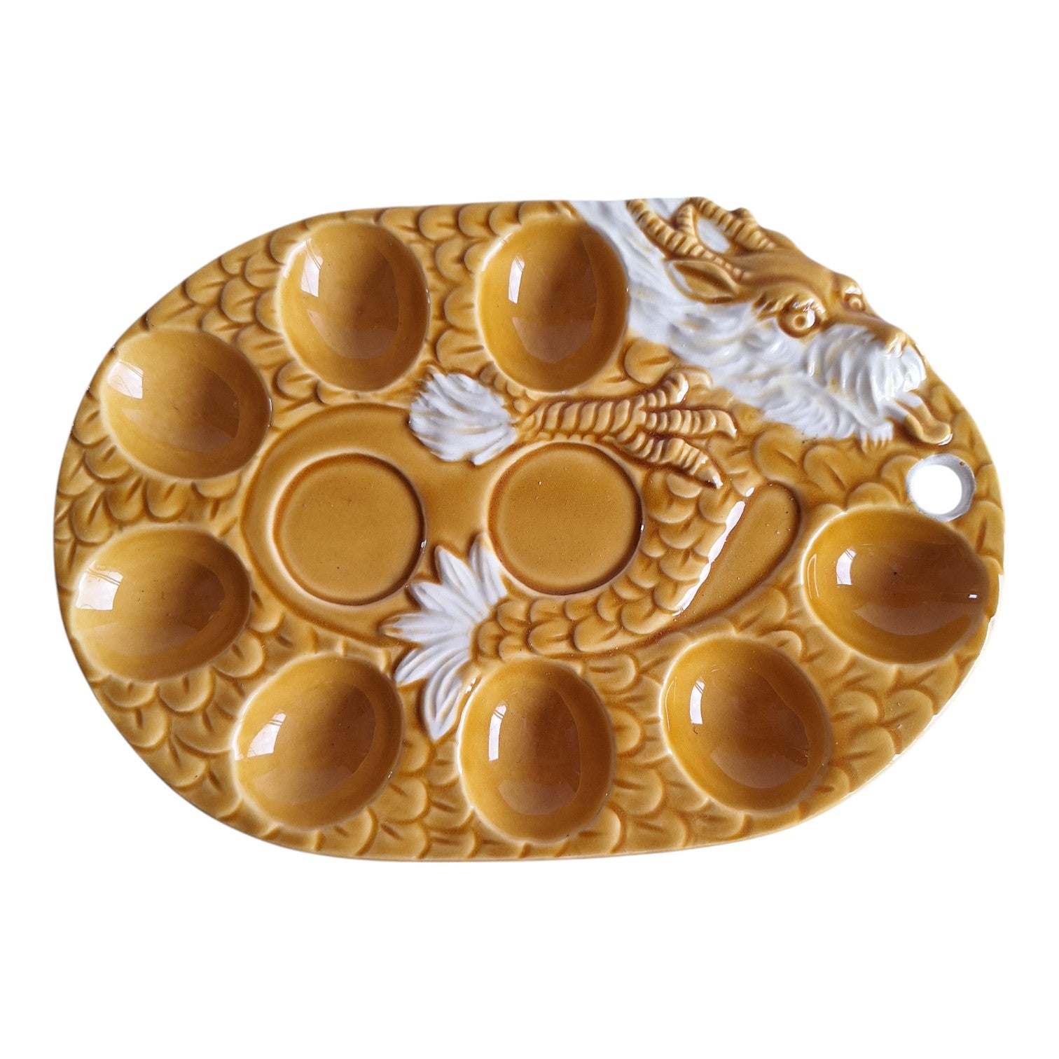 Japanische Eierschale mit Drachendekoration & Salz-und-Pfeffer-Set – Komplett