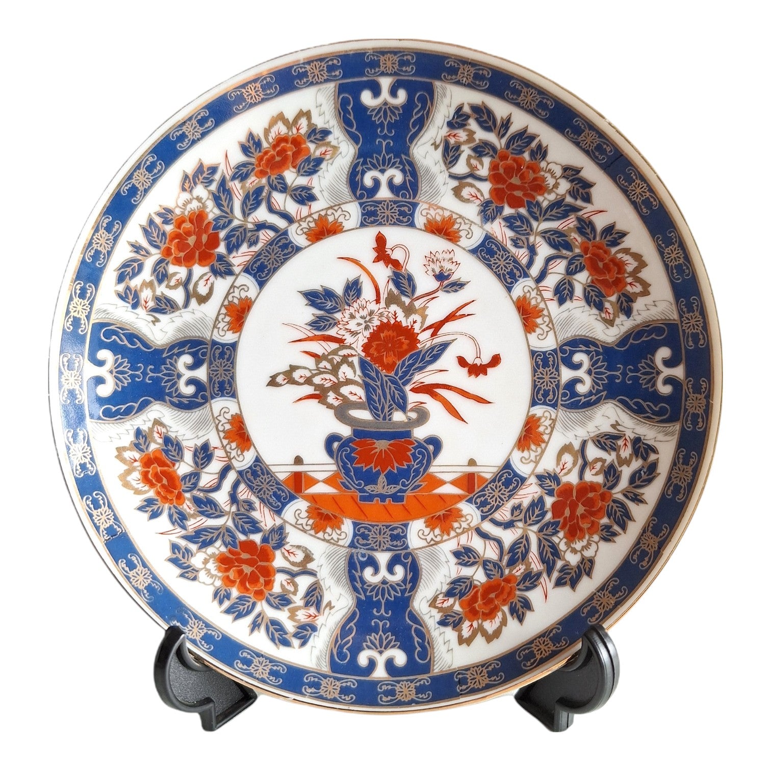 Japanische Gold-Imari-Schale – Arita-Porzellan, Ø 16 cm
