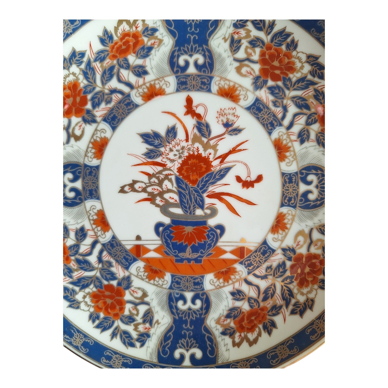 Japanische Gold-Imari-Schale – Arita-Porzellan, Ø 16 cm