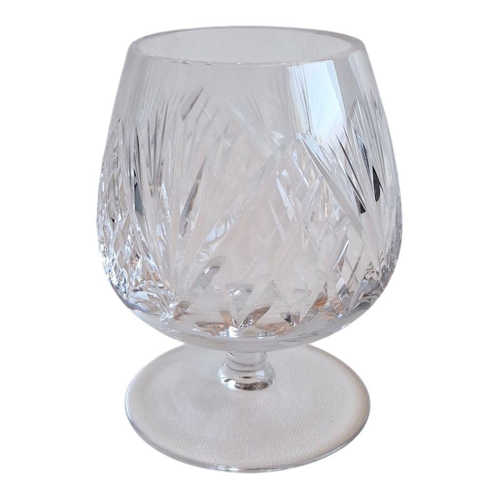 Kristall Cognac- oder Brandyglas | Geschliffenes Motiv | H. 9,5 cm