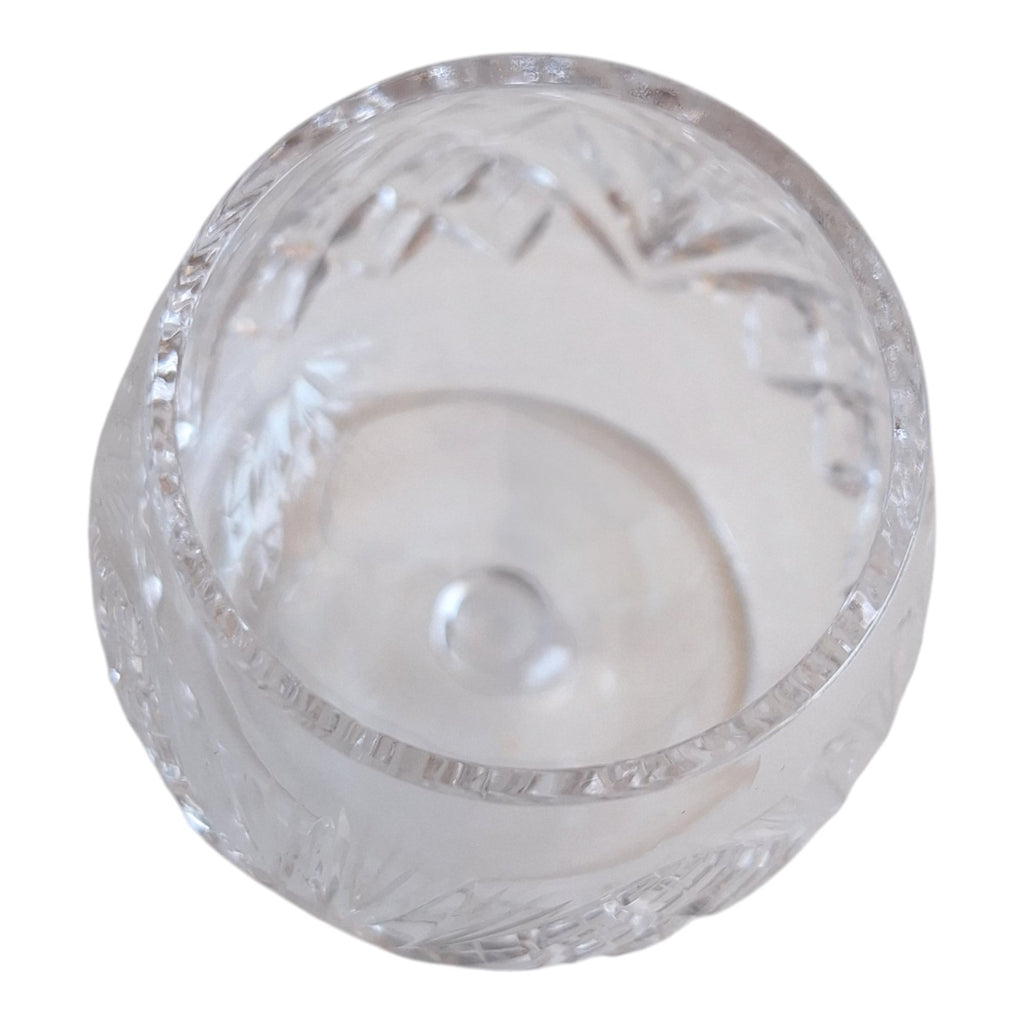 Kristall Cognac- oder Brandyglas | Geschliffenes Motiv | H. 9,5 cm