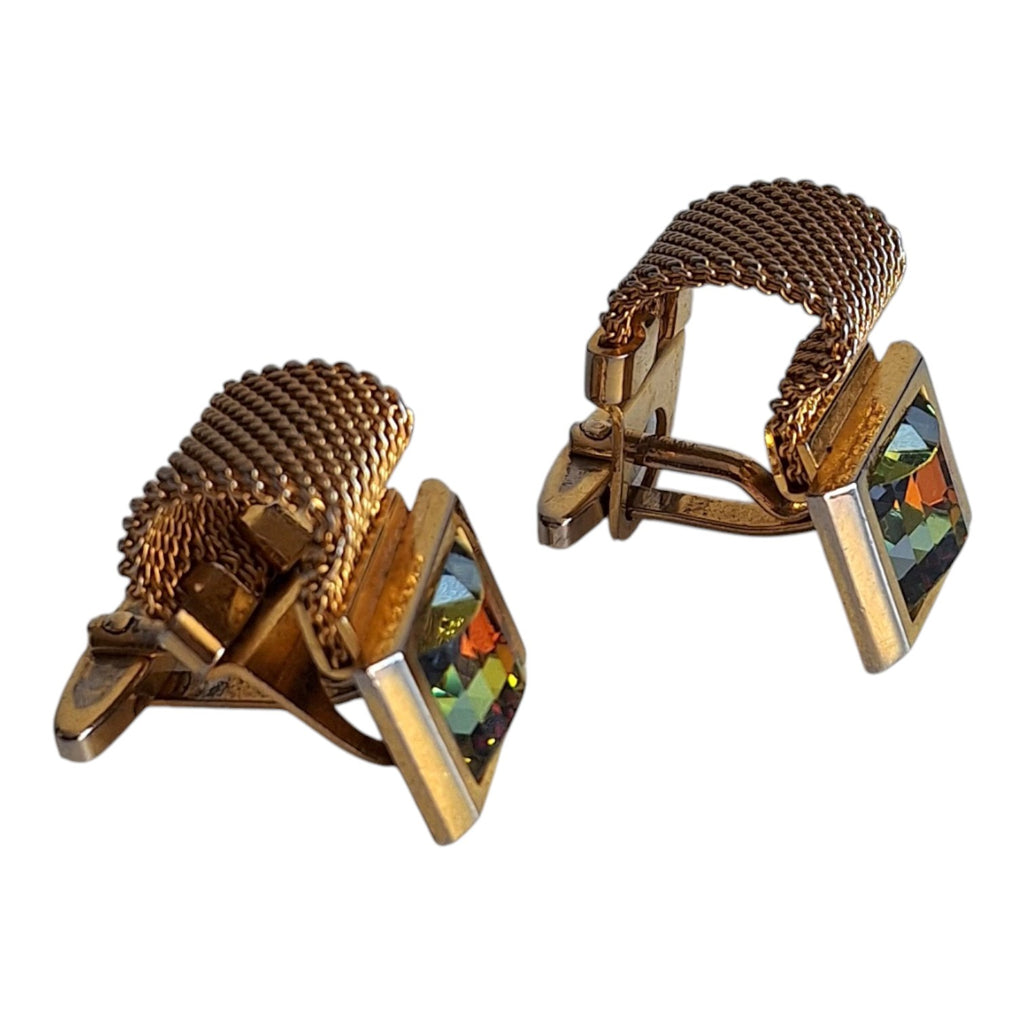 Gilt Leaf Clip-On Earrings with Pearl — Kordes & Lichtenfels, 1950s/60s