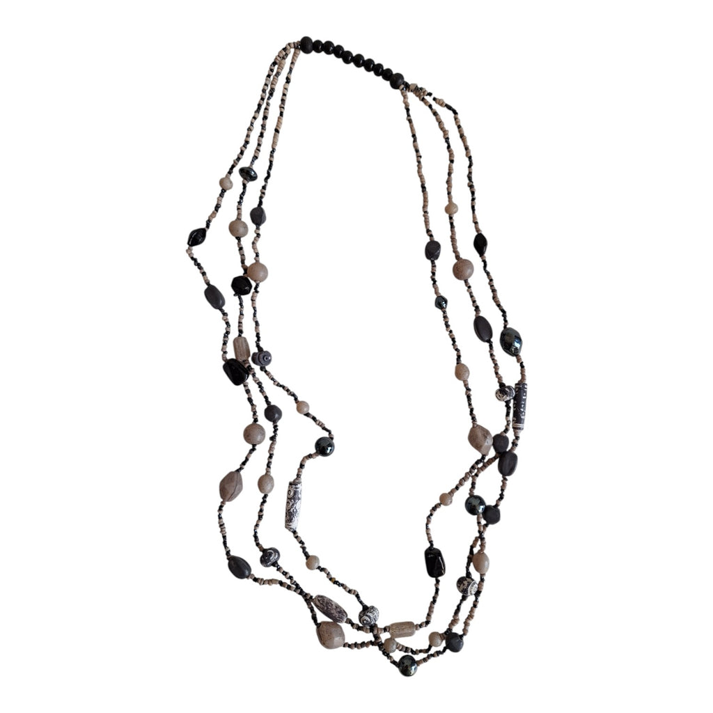 three-row necklace