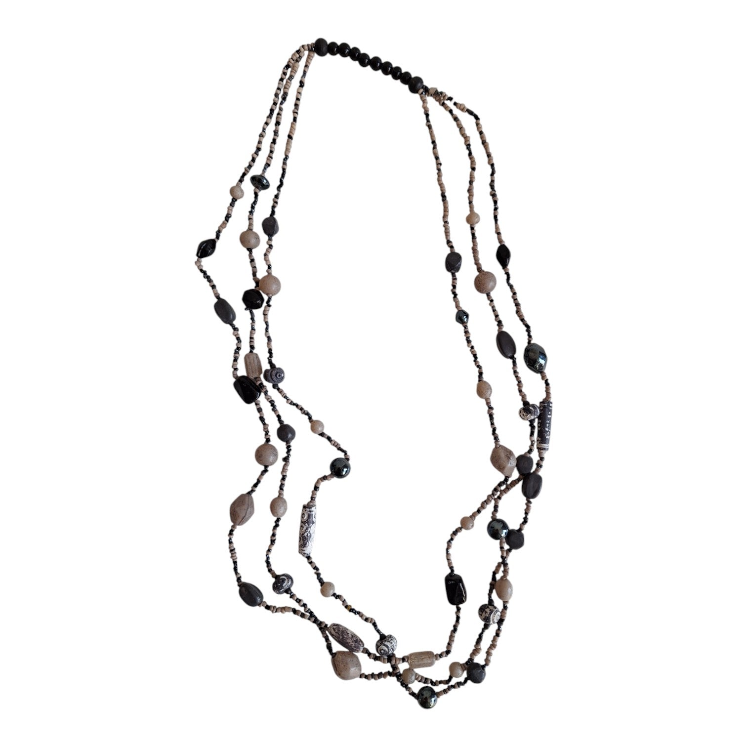 three-row necklace
