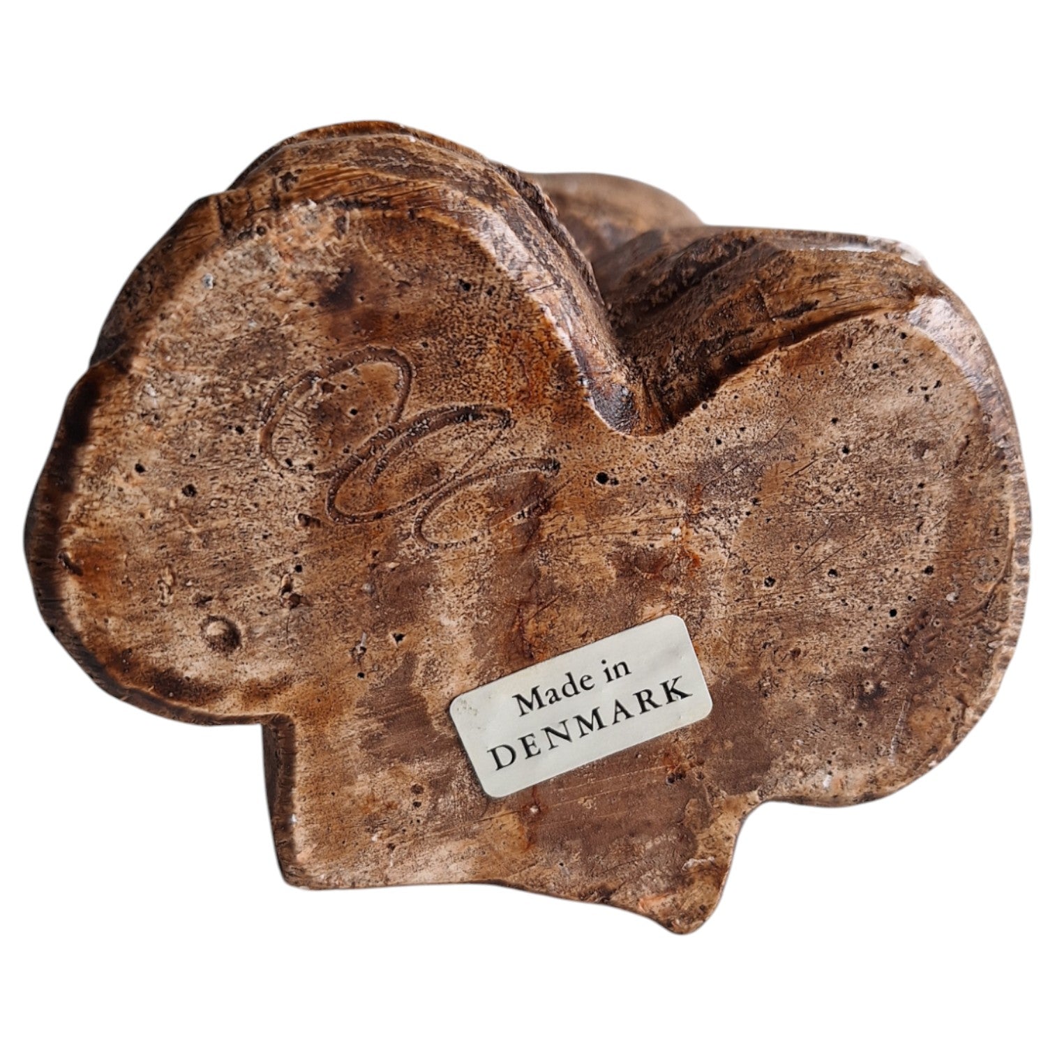 Gipsfigur Mann mit Spaten – Ole Ove Ovesen, signiert OOO, Dänemark