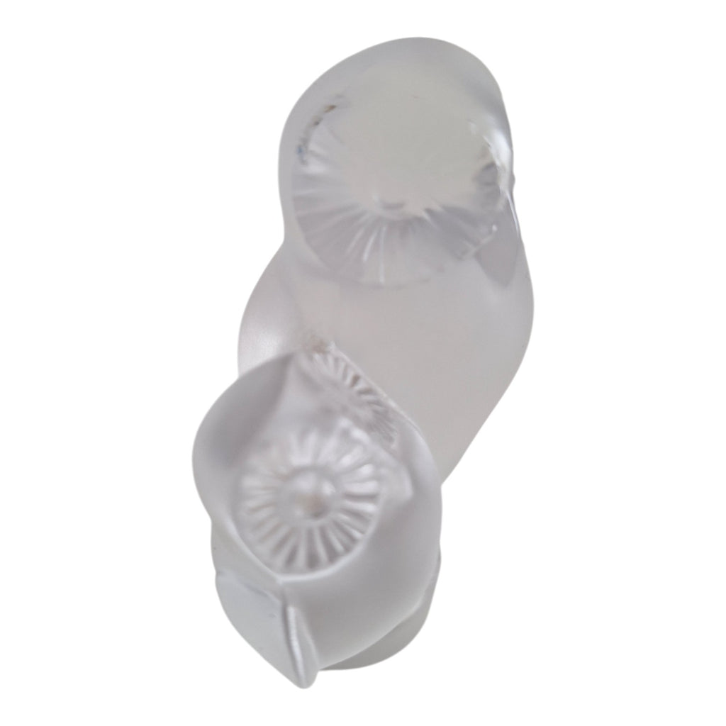 Cristal de Sèvres | Eulen-Figurengruppe | Matte Ausführung | 80er-90er Jahre