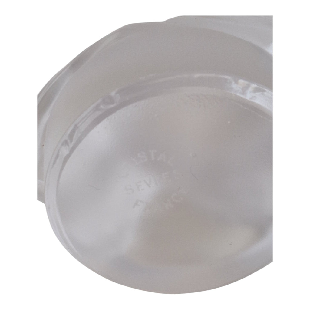 Cristal de Sèvres | Eulen-Figurengruppe | Matte Ausführung | 80er-90er Jahre