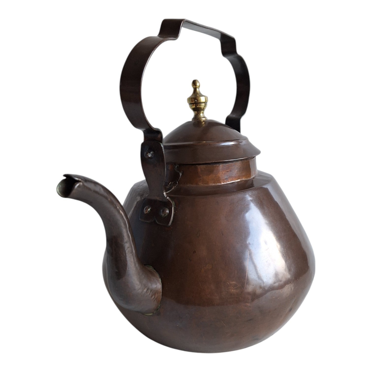 Apfelkessel, Rotkupfer, hoch 22 cm