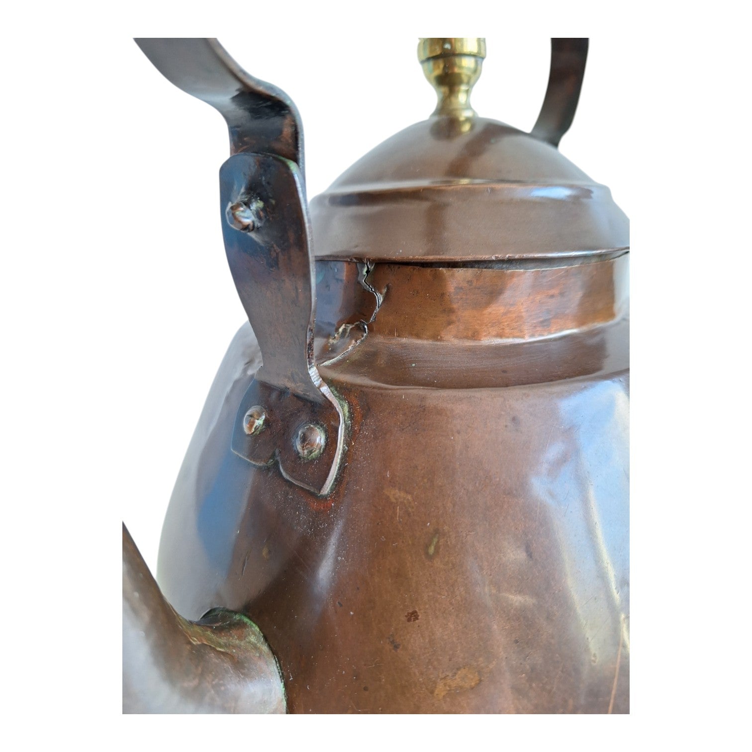 Apfelkessel, Rotkupfer, hoch 22 cm