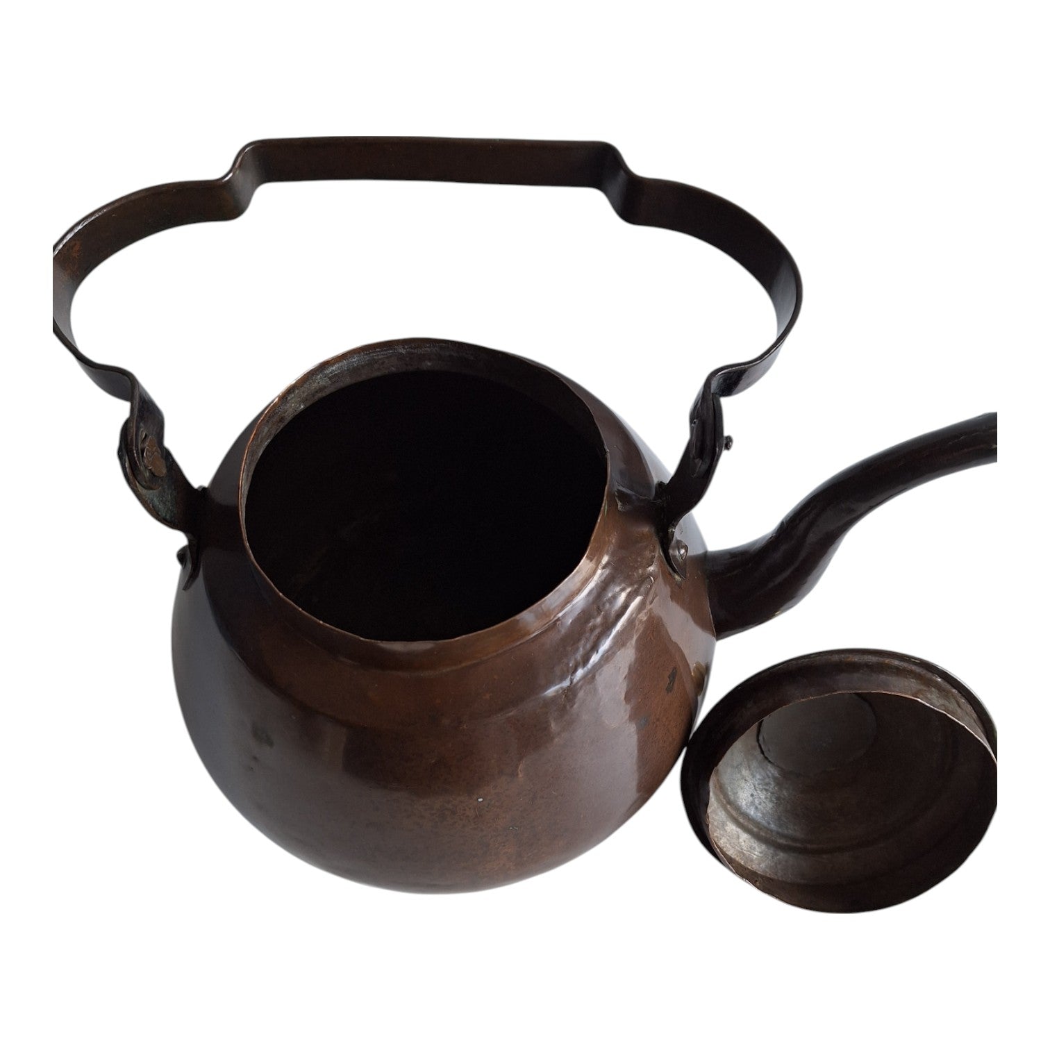 Apfelkessel, Rotkupfer, hoch 22 cm