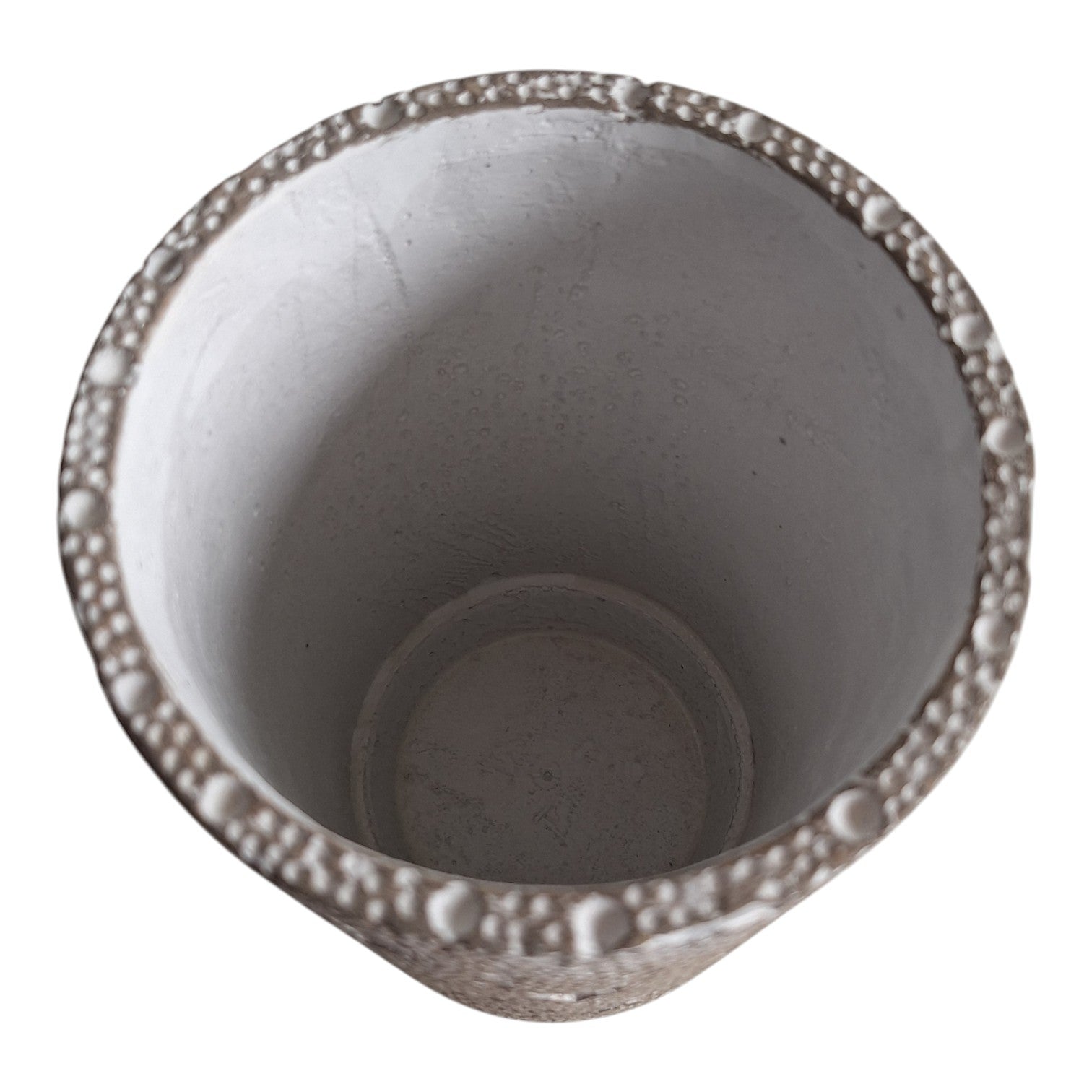 Keramik-Sternenvase | Dekorativ mit Sternenmuster | Für Trockenblumen | 21,5 cm