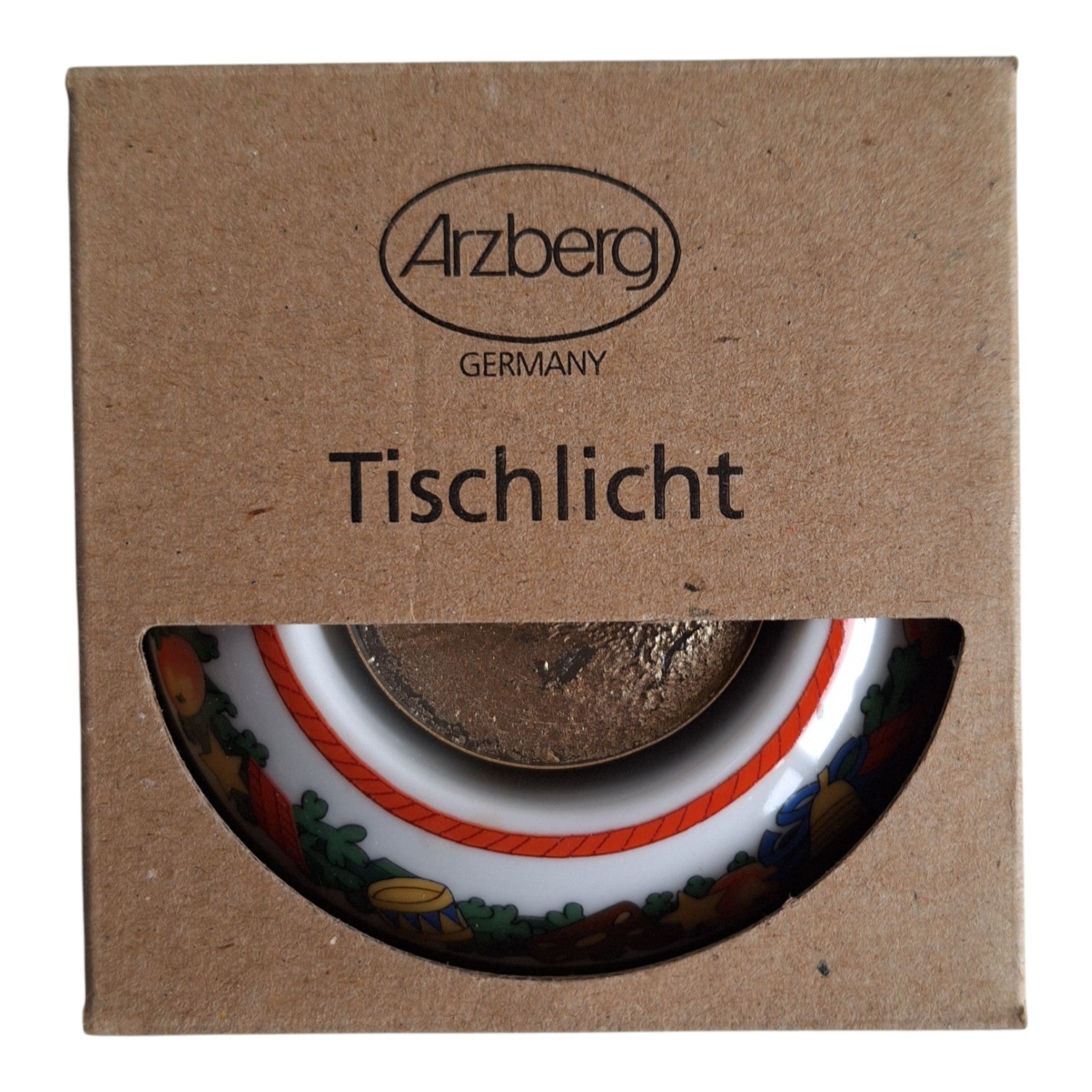 Arzberg Christmas Gifts Candle Holder | Golden Tealight | Original Packaging