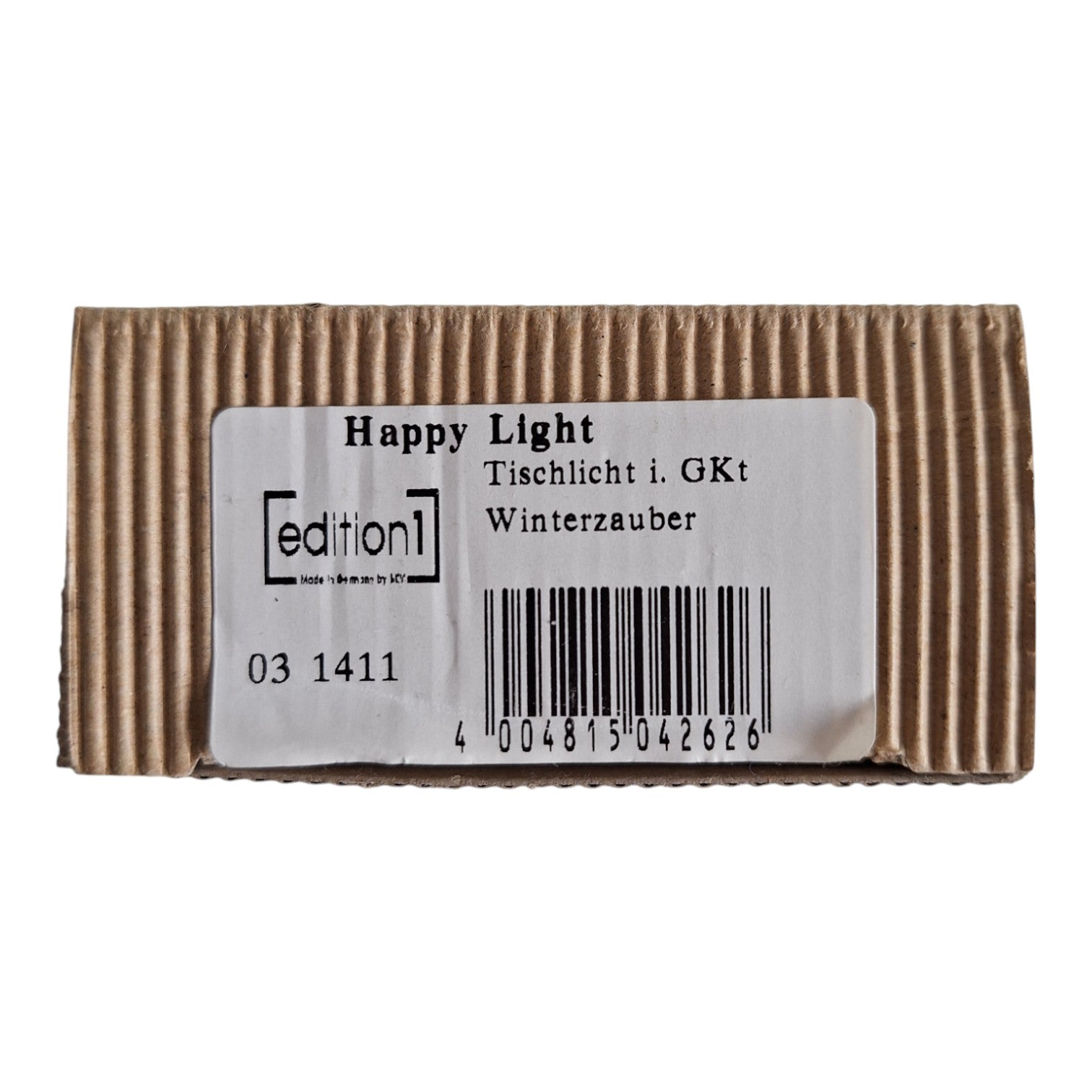 Weihnachtskerzenhalter Happy Light Winterzauber | Originalverpackung | Keramik